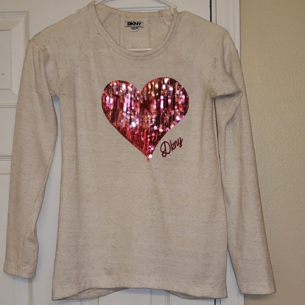 DKNY Shirt Top Girls Size 18-20